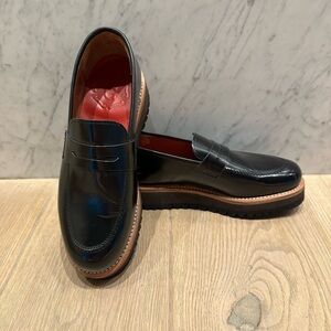 Grenson Nicola Black Leather Loafers